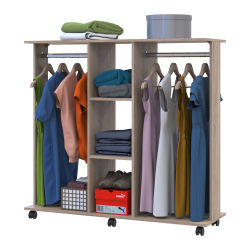 Wardrobe rack D3 Graphite 130x40.6x121